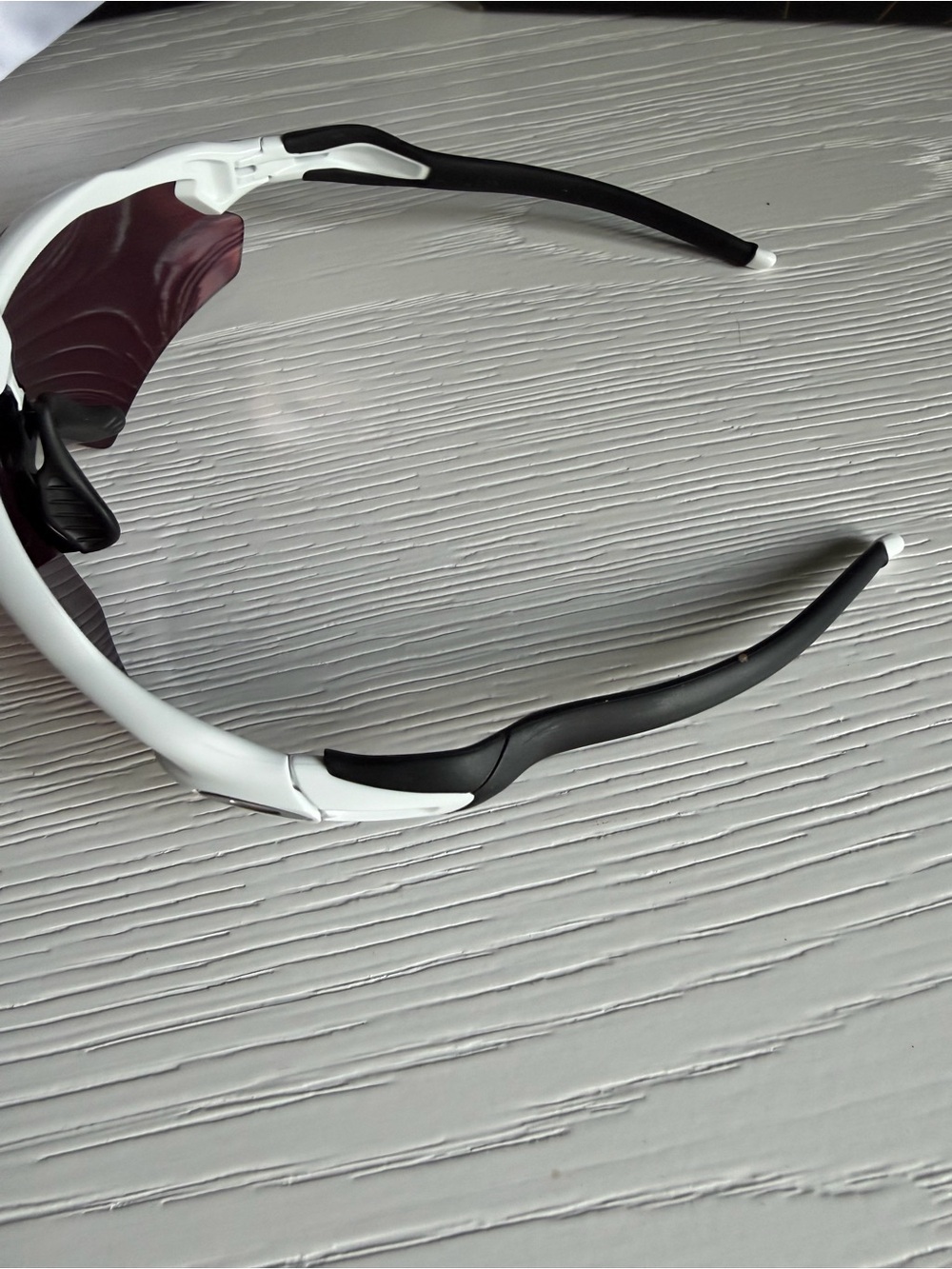 NWT Oakley Radar EV Pitch Prizm Field Polished White Sunglasses - Picture 2 of 4